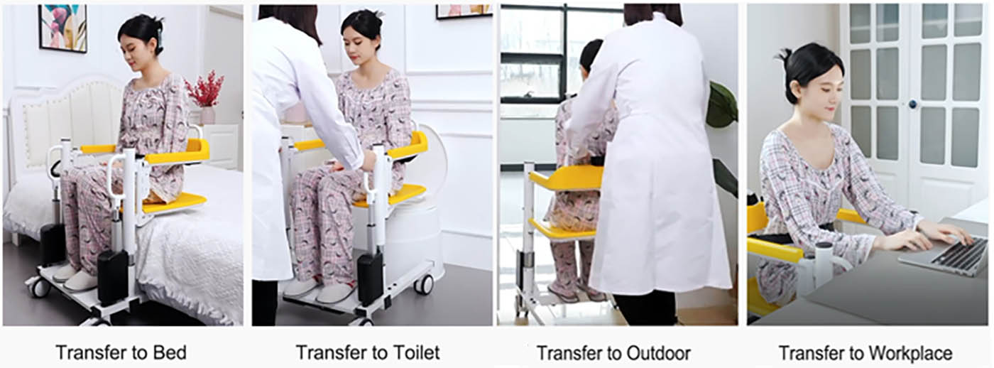 ZW387D Electric Lift Transfer Chair