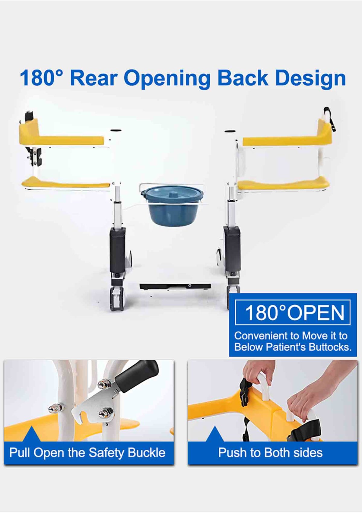 ZW387D Electric Lift Transfer Chair